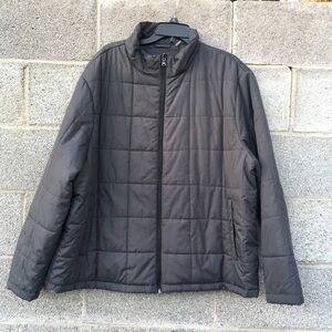 Calvin Klein 3-1 Jacket Mens XXL Black Water Resistant Quilted Full-Zip Puffer